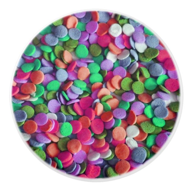 Candy Dots 3 Keramikknauf (Vorderseite)