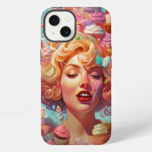 Candy-Eis-Mädchen Surrealer Fantasy-Kunst iPhone 13 Hülle