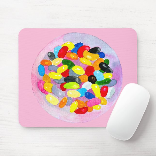 Candy farbenfrohe Gelee Lollys Mousepad (Mit Mouse)