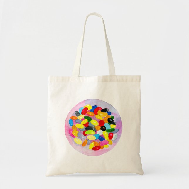 Candy farbenfrohe Gelee Lollys Tragetasche (Vorne)