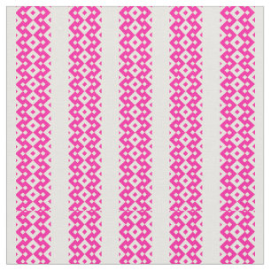 Candy Floss Pink Gemustert Strip Stoff