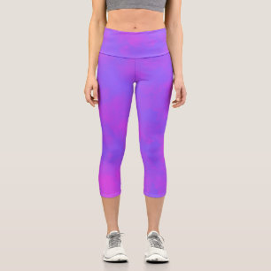 Candy Frost Cloud-Effekt Capri-Leggings Capri Leggings