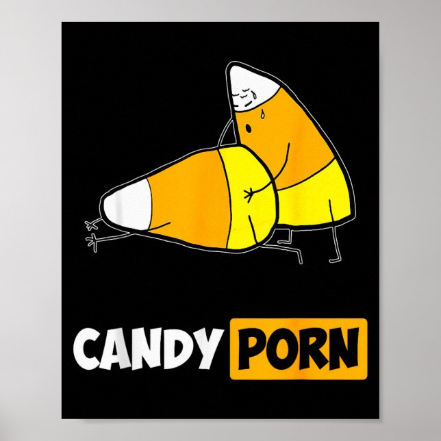 Candy Funny Halloween Men Gift  Poster (Vorne)