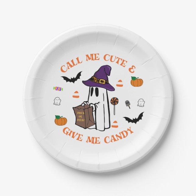 Candy Ghost Party Teller (Vorderseite)