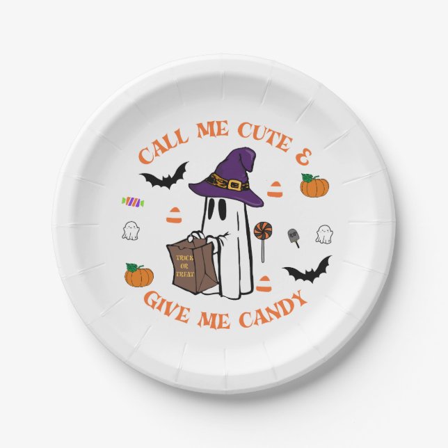 Candy Ghost Party Teller (Vorderseite)