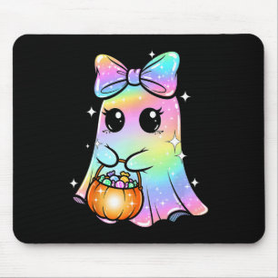 Candy Ghost Shirt Regenbogen Bow Leckerei Trick od Mousepad