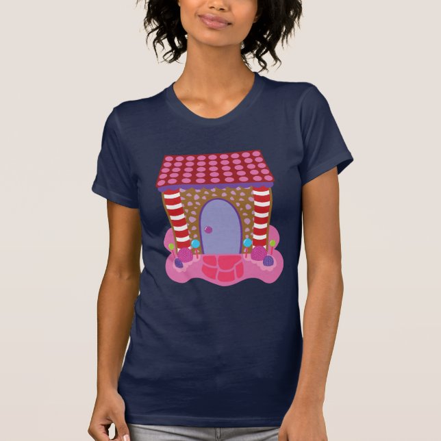 Candy Gingerbread House T-Shirt (Vorderseite)