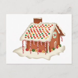 Candy Gingerbrot Hütte Weihnachten Weihnachten Wei
