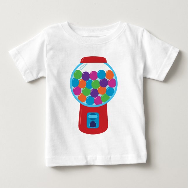 Candy Gumball Machine Baby T-shirt (Vorderseite)