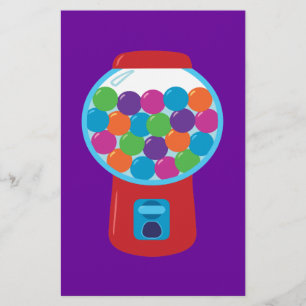 Candy Gumball Machine Briefpapier