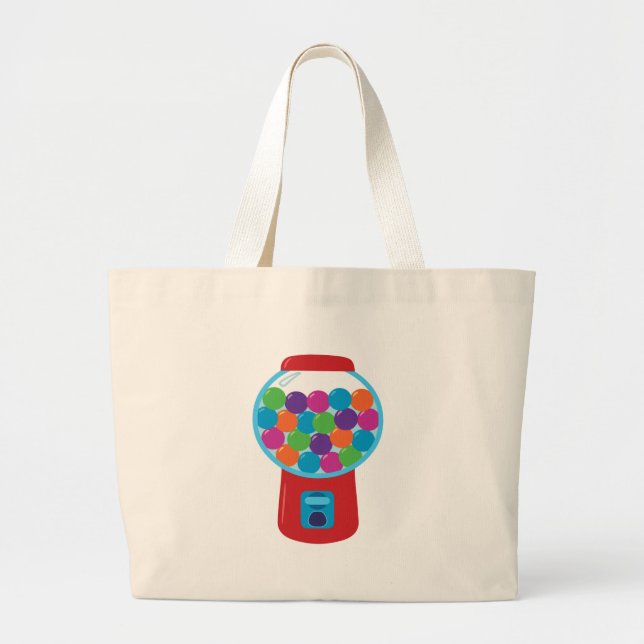 Candy Gumball Machine Jumbo Stoffbeutel (Vorne)