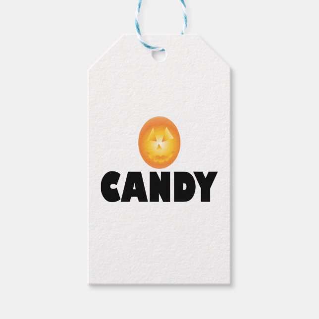 Candy Halloween Geschenkanhänger (Vorderseite)
