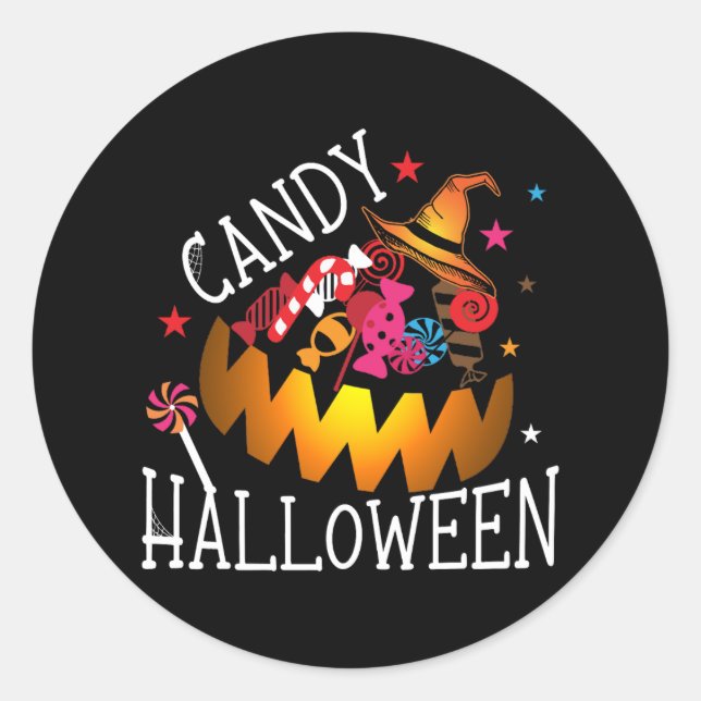 Candy Halloween Sticker (Vorderseite)
