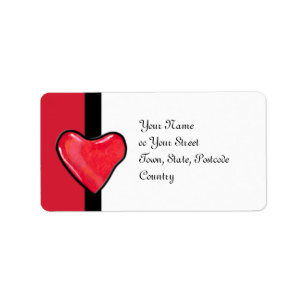 Candy Heart 1 - Adressenaufkleber Adressaufkleber