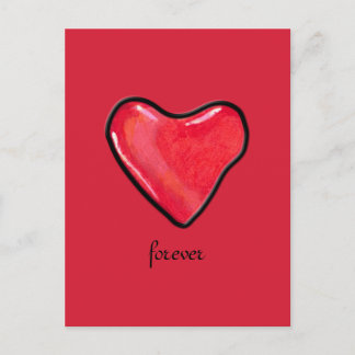 Candy Heart 1 Liebe Postkarte