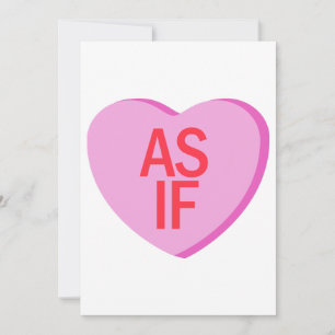 Candy Heart - AS IF Einladung