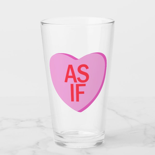 Candy Heart - AS IF Glas (Vorderseite)