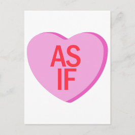 Candy Heart - AS IF Postkarte