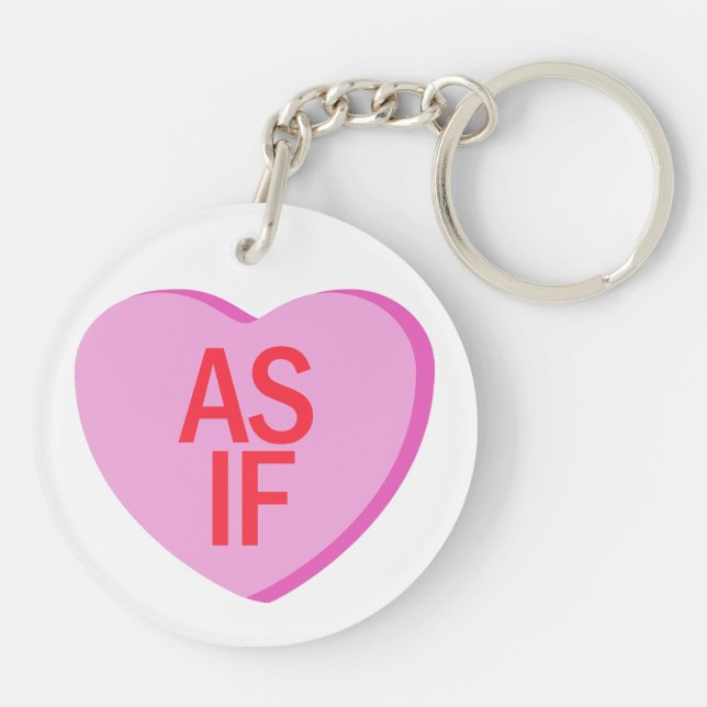 Candy Heart - AS IF Schlüsselanhänger (Rückseite)