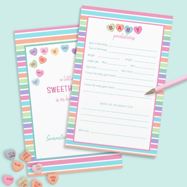 CANDY HEART BABY SHOWER GAME (Von Creator hochgeladen)