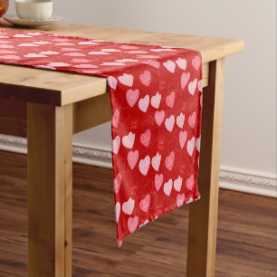 Candy Heart Cascade Kurzer Tischläufer