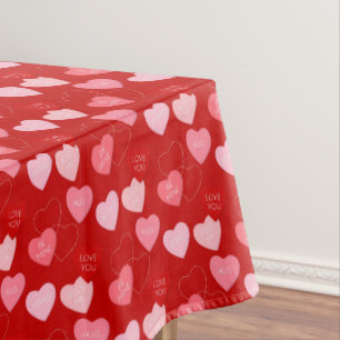 Candy Heart Cascade Tischdecke