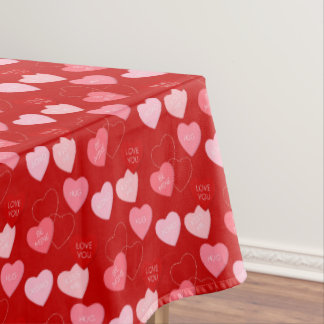 Candy Heart Cascade Tischdecke