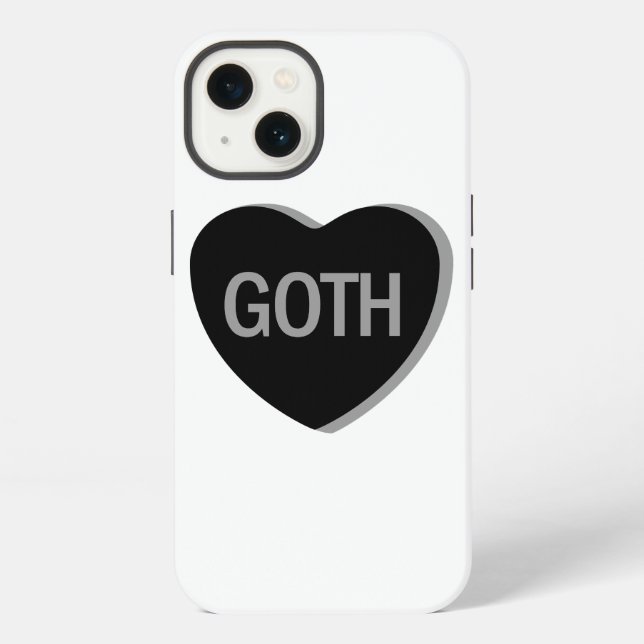 Candy Heart - Goth iPhone Hülle (Rückseite)