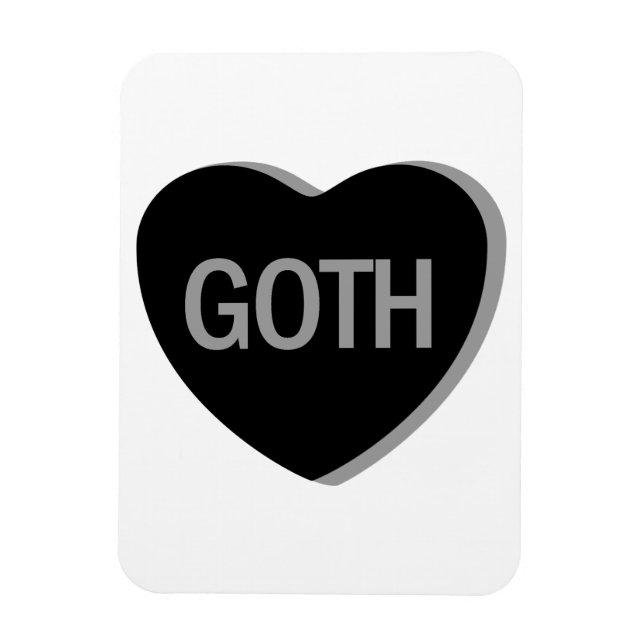 Candy Heart - Goth Magnet (Vertikal)