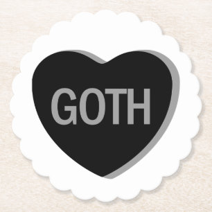 Candy Heart - Goth Untersetzer