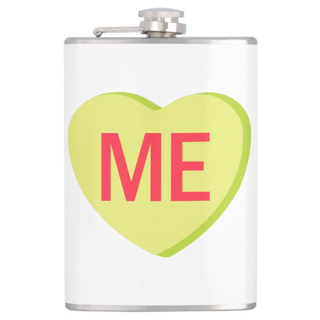 Candy Heart - ICH Flachmann (Vorderseite)
