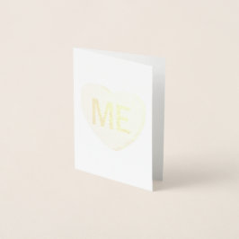 Candy Heart - ICH Folienkarte