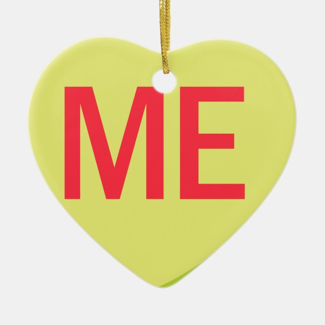 Candy Heart - ME Keramik Ornament (Vorne)