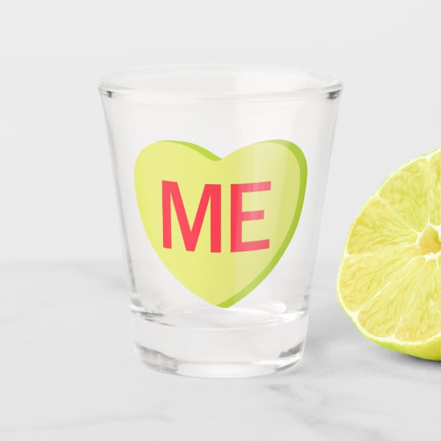 Candy Heart - ME Schnapsglas (Vorderseite)