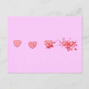 Candy Heart Postkarte