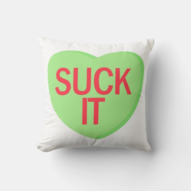 Candy Heart - SIND ZUM KOTZEN IT Kissen (Vorderseite)