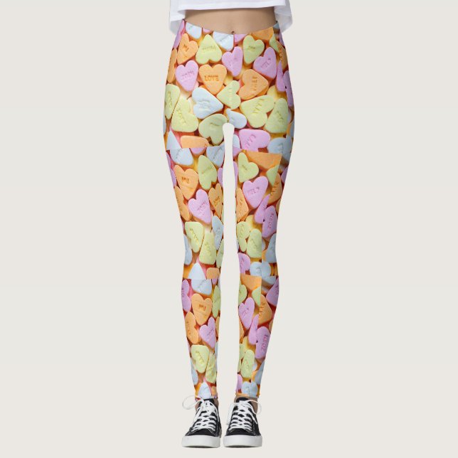 Candy Hearts Leggings (Vorderseite)