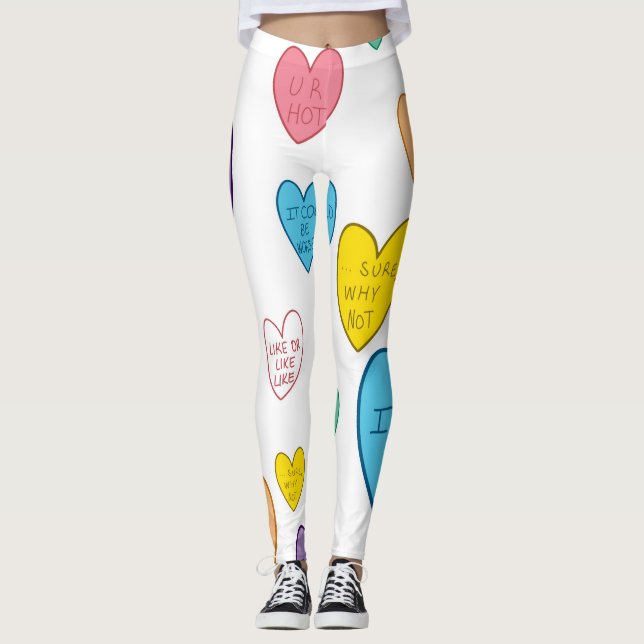 Candy Hearts Leggings (Vorderseite)