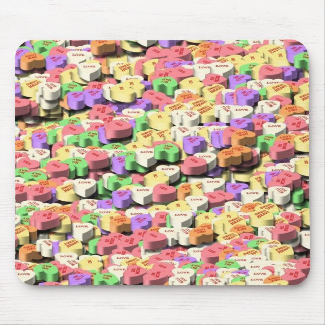 Candy Hearts Mousepad (Vorne)