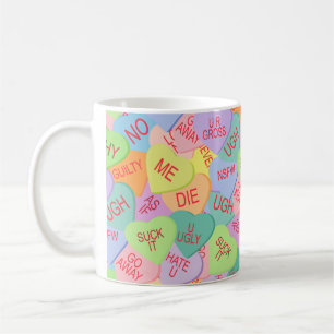 Candy Hearts Pattern - SFW Kaffeetasse