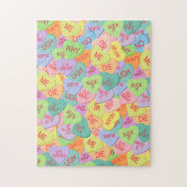 Candy Hearts Pattern - SFW Puzzle