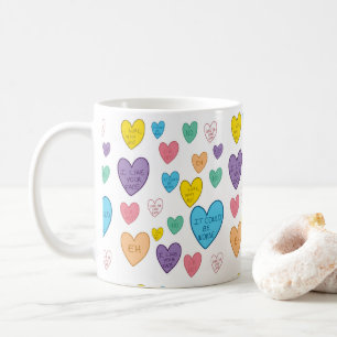 Candy Hearts Tasse