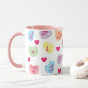 Candy Hearts Tasse