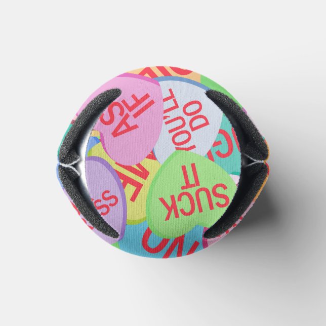 Candy Hearts V. 2.0 Dosenkühler (Unterseite)