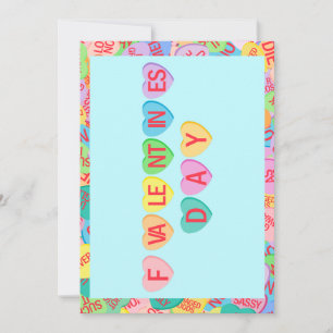 Candy Hearts V. 2.0 Feiertagskarte