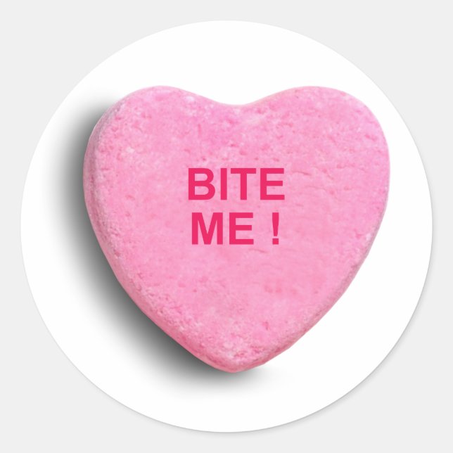 CANDY HERART RUNDER AUFKLEBER (Vorderseite)