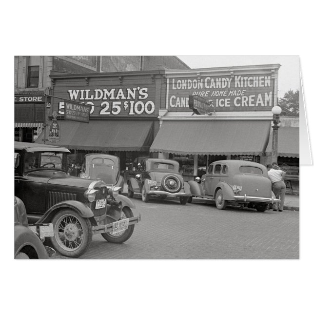 Candy & Ice Cream Shop, 1938 (Vorderseite (Horizontal))