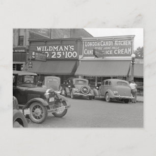 Candy & Ice Cream Shop, 1938 Postkarte