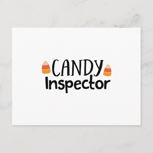 Candy inspector postkarte (Vorderseite)