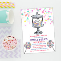 Candy Jar Sweet Baby Shower Einladung